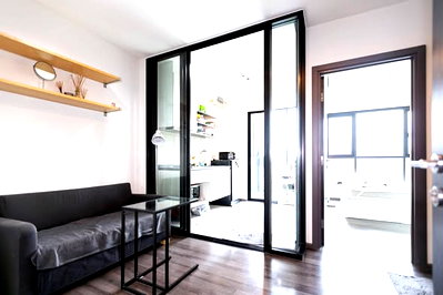 คอนโดให้เช่า : 1 ห้องนอน | 1 ห้องน้ำ | BTS Phra Khanong | 30 ตร.ม. | 12,000 บาท/เดือน | ชั้น 6 — Base Park West By Sansiri กรุงเทพฯ