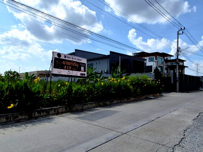 ที่ดิน ถนนพุทธมณฑล สาย 2 : ขายที่ดิน 419 ตร.ว. ถนนพระเทพ ซอยเร่งพัฒนา เหมาะสร้างบ้าน โกดัง สำนักงาน ใกล้ถนนกาญจนาภิเษก