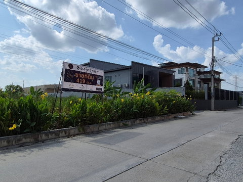 ขายที่ดิน 419 ตร.ว. ถนนพระเทพ ซอยเร่งพัฒนา เหมาะสร้างบ้าน โกดัง สำนักงาน ใกล้ถนนกาญจนาภิเษก
