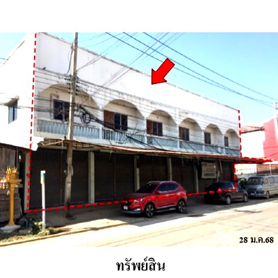 Shophouses for sale Khiri Mat Sukhothai : Thailand commercial building for sale 0 Rai 1 Ngan 62 Square Wah 10435000 Baht.