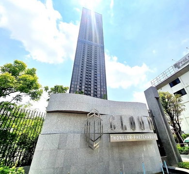1 ห้องนอน | 1 ห้องน้ำ | MRT Phetchaburi | 25 ตร.ม. | 18,000 บาท/เดือน | ชั้น 34 — Cloud Thonglor-Phetchaburi กรุงเทพฯ