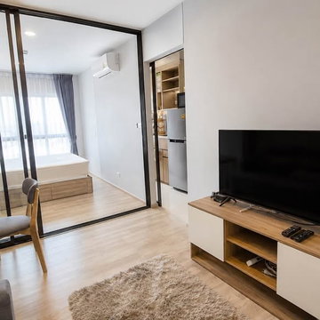 1 ห้องนอน | 1 ห้องน้ำ | BTS Bang Chak | 28 ตร.ม. | 13,000 บาท/เดือน | ชั้น 8 — Plum Condo Sukhumvit 97.1 กรุงเทพฯ