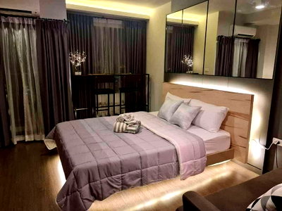 Condos for rent : Studio | 1Bath | BTS Bang Chak | 26sqm | THB 15,000/mo | Fl.35 — Ideo Sukhumvit 93 Bangkok