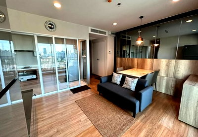 คอนโดให้เช่า : 2 ห้องนอน | 2 ห้องน้ำ | BTS Saint Louis | 57 ตร.ม. | 24,000 บาท/เดือน | ชั้น 15 — Fuse Chan - Sathorn กรุงเทพฯ
