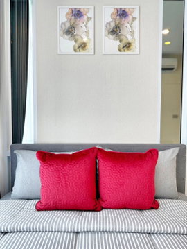1Bed | 1Bath | BTS Udom Suk | 35sqm | THB 15,000/mo | Fl.4 — The Sky Sukhumvit Bangkok