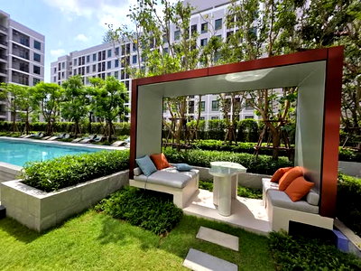 คอนโดให้เช่า : 1 ห้องนอน | 1 ห้องน้ำ | BTS Bang Chak | 27 ตร.ม. | 11,000 บาท/เดือน | ชั้น 5 — Good Day Condo กรุงเทพฯ