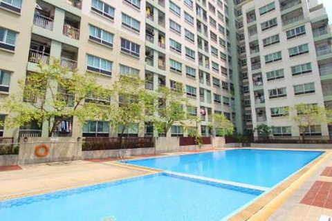 รูปภาพ 1Bed | 1Bath | ARL Hua Mak | 30sqm | THB 11,000/mo | Fl.12 — Lumpini Ville Ramkhamhaeng 44 Bangkok