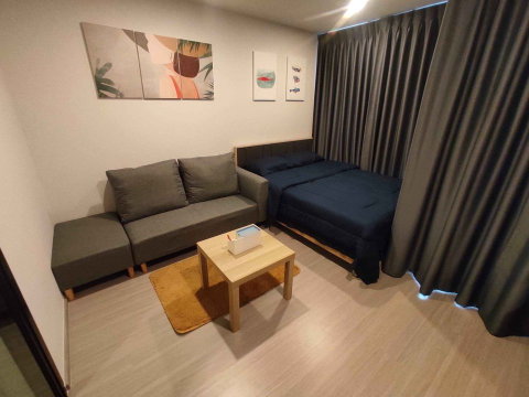 1Bed | 1Bath | MRT Phra Ram 9 | 25.5sqm | THB 12,000/mo | Fl.5 — Aspire Asoke-Ratchada Bangkok