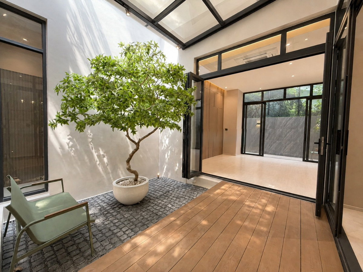 รูป R447 🏡 บ้านเดี่ยวสร้างใหม่ ชั้นเดียว | นวมินทร์ 24 อยู่สบายทุกวัย ไม่ต้องขึ้นลงบันได เพียง 15.15 ล้านเท่านั้น - รูปที่ 18/28