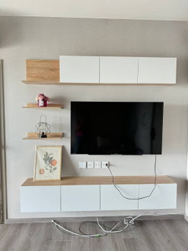 2 ห้องนอน | 2 ห้องน้ำ | MRT Phra Nang Klao | 60 ตร.ม. | 22,000 บาท/เดือน | ชั้น 14 — The Politan Aqua กรุงเทพฯ