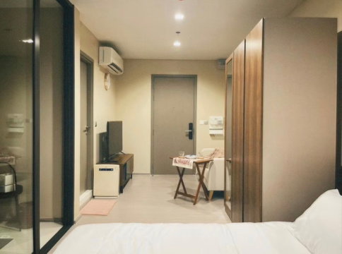 สตูดิโอ | 1 ห้องน้ำ | ARL Makkasan | 27 ตร.ม. | 18,000 บาท/เดือน | ชั้น 35 — Life Asoke Hype กรุงเทพฯ