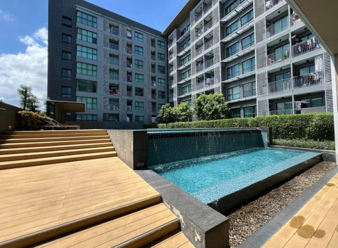 1 ห้องนอน | 1 ห้องน้ำ | BTS Bang Na | 27.1 ตร.ม. | 9,000 บาท/เดือน | ชั้น 2 — Aspen Lasalle MRT กรุงเทพฯ