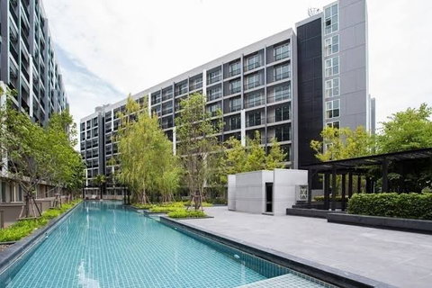รูปภาพ 1Bed | 1Bath | MRT Sai Ma | 32sqm | THB 10,000/mo | Fl.5 — A Space Me Rattanathibet Bangkok