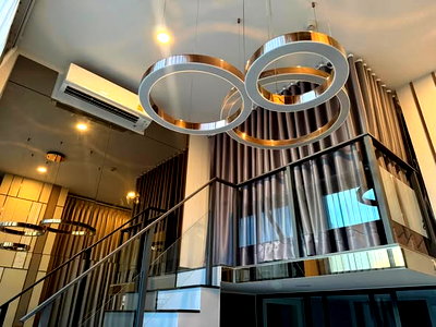 Condos for rent : 2Bed | 1Bath | MRT Phra Ram 9 | 50sqm | THB 36,000/mo | Fl.2 — Knightsbridge Space Rama 9 Bangkok