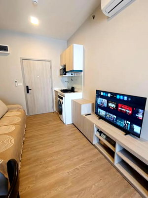 Condos for rent : 1Bed | 1Bath | MRT Tao Poon | 27sqm | THB 10,000/mo | Fl.12 — Plum Condo New West Bangkok