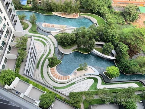 2Bed | 2Bath | BTS Bang Na | 53sqm | THB 28,000/mo | Fl.25 — Ideo O2 Bangna Bangkok