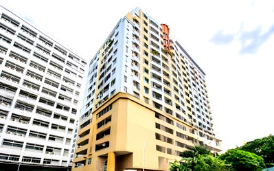 คอนโดให้เช่า : 1 ห้องนอน | 1 ห้องน้ำ | BTS Saphan Taksin | 36 ตร.ม. | 12,000 บาท/เดือน | ชั้น 11 — The Station Condo กรุงเทพฯ