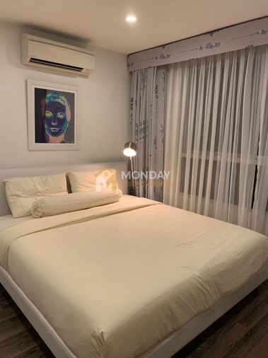 2-bed condo for rent, 60 sqm, dBURA Pran Nok