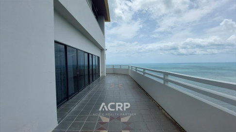 🔥 RARE PENTHOUSE FOR SALE! Ultra-Spacious 180° Panoramic Sea View | Cha-am Grand Condotel. (00158963)