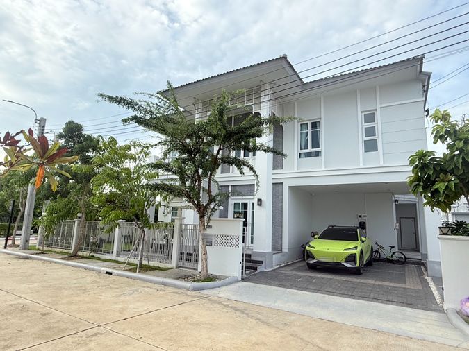 4-bed house for rent, 361 sqm, 100 sq wah, Suetrong Premium I Am Rama 2-Samae Dam