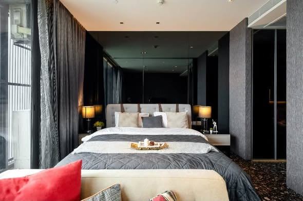 รูป (FY164) ให้เช่า Beatniq Sukhumvit 32 ชั้น 25 1 ห้องนอน วิวเมืองโล่ง ใกล้ BTS ทองหล่อ - รูปที่ 5/7