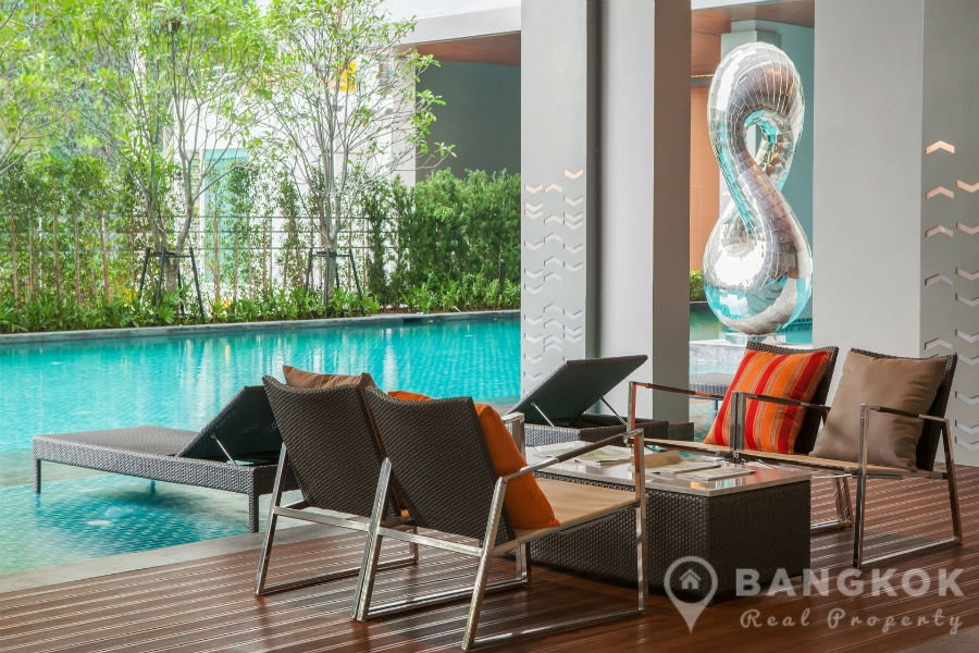 รูป The Room Sukhumvit 69 | ให้เช่าคอนโดห้องมุม 2 นอน 2 น้ำ BTS พระโขนง  - รูปที่ 15/20