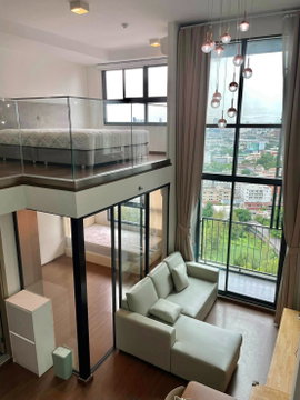 ***Condo for Rent : Ideo New Rama9 Duplex  2 Bedroom Nice decorated Fully furnished High floor ***