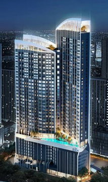 1 ห้องนอน | 1 ห้องน้ำ | ARL Hua Mak | 44 ตร.ม. | 24,000 บาท/เดือน | ชั้น 25 — The Rich Rama 9 - Srinakarin กรุงเทพฯ