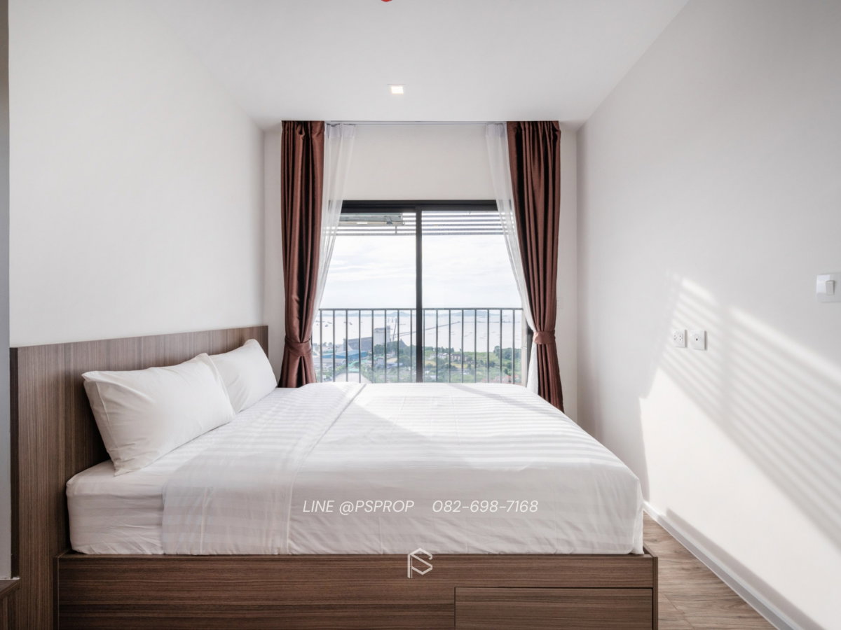 รูป คอนโดเช่าศรีราชา ใกล้ถนนสุขุมวิท Knightbridge The Ocean Sriracha✅ พร้อมเข้าอยู่ #CR0563 - รูปที่ 2/16