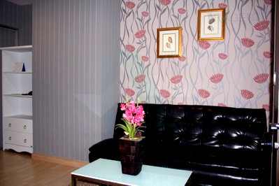 Condos for rent : 🚩 For Rent Condo RHYTHM  RATCHADA Building B, Floor 5,1 bed room, Room size 47.00 sqm