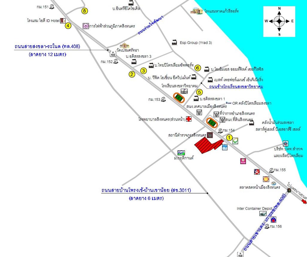 รูป ที่ดินว่างเปล่า 18368.3 ตร.วา สิงหนคร สงขลา 183.7M - รูปที่ 24/25