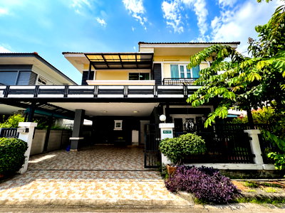 บ้านเดี่ยว แจส กรีน วิลเลจ คู้บอน : ขาย เช่า บ้านเดี่ยว ไพรเวท รามอินทรา 2 ชั้น 3 ห้องนอน 220 ตร.ม. ใกล้ซาฟารีเวิลด์