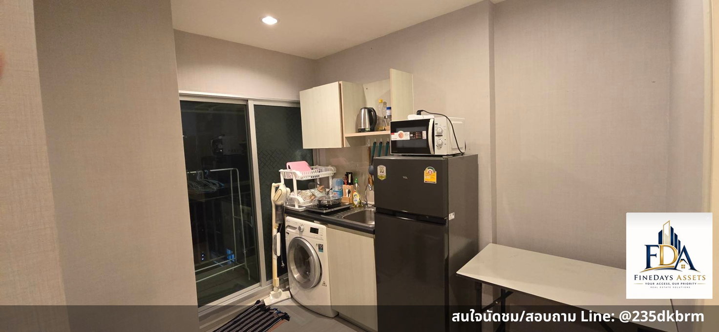 รูป FD-084595✨ ให้เช่าด่วน! แอสปาย สาทร-ตากสิน ทิมเบอร์โซน 1 ห้องนอน ชั้นสูง ใกล้ BTS วุฒากาศ เพียง - รูปที่ 6/7