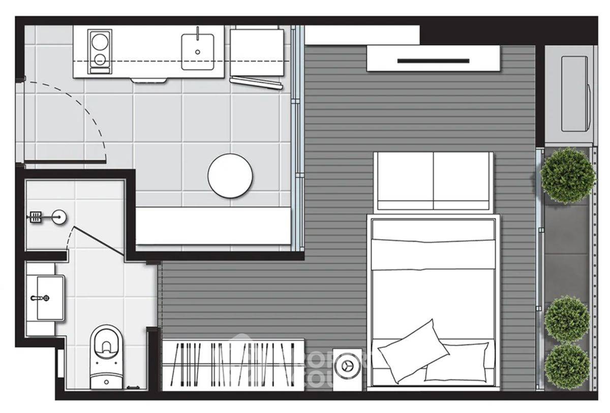 picture 100m To BTS Ari | 1-BR 27 Sqm Noble Around Ari (ID 2154219) - 18/18