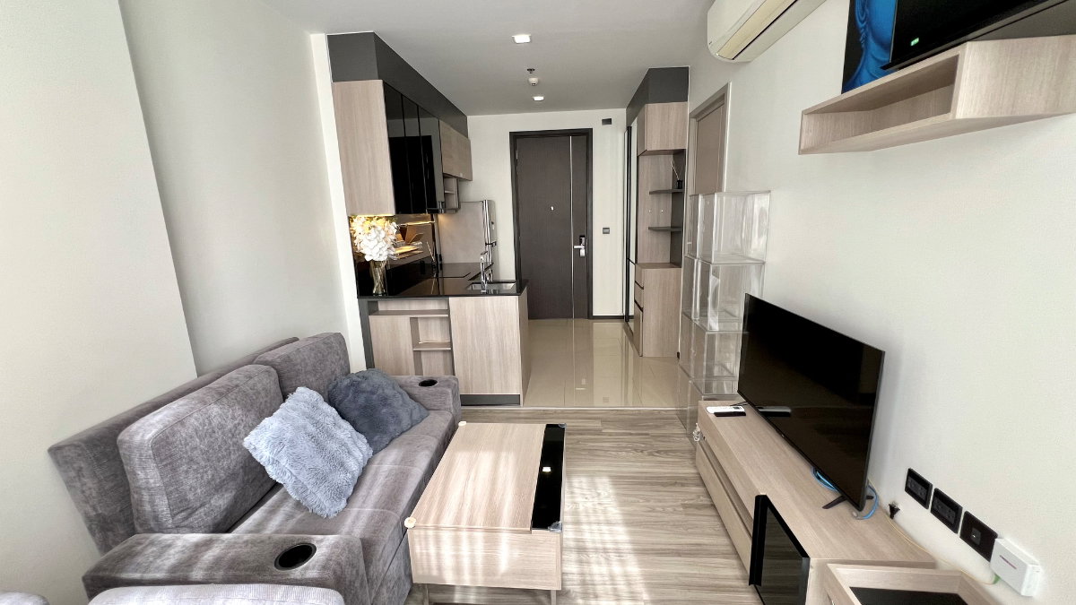 รูป 📍For rent: คอนโด The Line Asoke Ratchada ใกล้ MRT พระราม9 ห้องมุม เป็นส่วนตัว วิวโปร่ง พร้อมอยู่ พร้อมจองลดได้ (ห้องจริง)🙏🏻😊 - รูปที่ 5/15