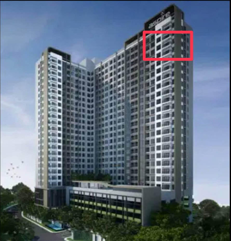 รูป ขายห้องคอนโดราคาดีที่สุด ห้องมุม ชั้น 23 วิวดีมาก ไม่มีตึกบัง ขนาด 45.6 ตรม. แอสปาย สาทร - ตากสิน ทิมเบอร์ โซน ห้องสวยสภาพดีมาก ราคาดีที่สุดในโครงการ - รูปที่ 2/48