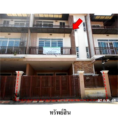 Townhouses for sale Nonthaburi : Thailand Townhouse for sale 1 bedroom 24 Square Wa 3750000 Baht.