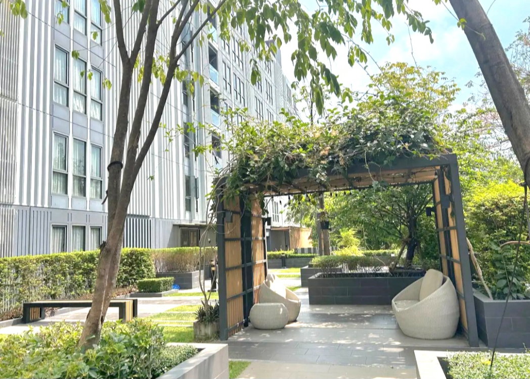 รูป 💮ให้เช่าคอนโด Moniiq Sukhumvit 64 ใกล้ BTS ปุณณวิถี 28.5 ตรม. ห้องสวย เฟอร์นิเจอร์ครบ เช่าเพียง 10500- - รูปที่ 8/11