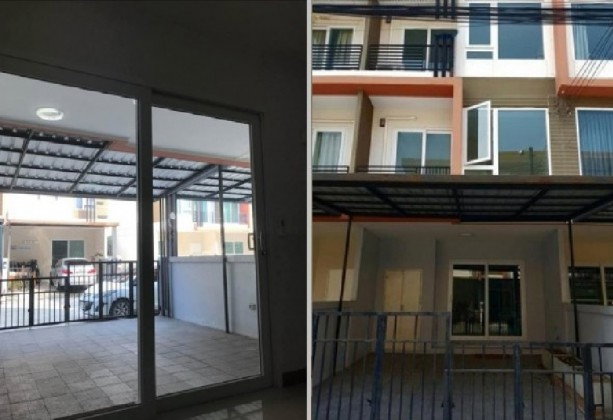 รูป ให้เช่าทาวน์โฮม 3 ชั้น โครงการเดอะทรัสต์ เกษตร-นวมินทร์ ซอยนวลจันทร์ / แอร์ 4 เครื่อง / ไม่มีเฟอร์นิเจอร์ อยู่อาศัย หรือ Home Office จดบริษัทได้ - รูปที่ 7/7