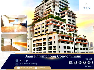 Condos for sale : ✨  Newly Renovated Large Unit minimal Style | Prime Phrom Phong location | Peaceful Environment & High Privacy ✨