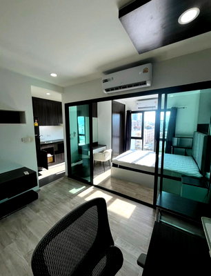 Condos for rent : D mark condo @sutthisarn | 1 bed 30 Sq.m.**Rent 12,000 baht | MRT Huai-Khwang | Viewing Add Line ID: @property.ma