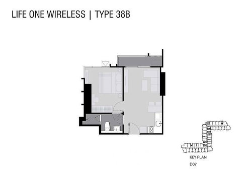 คอนโด 1-ห้องนอน ที่ ไลฟ์ วัน ไวร์เลส ใกล้ BTS เพลินจิต (ID 301723)