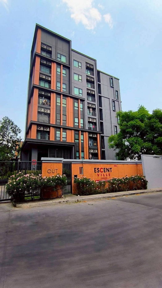รูป ✅ขาย escent ville ชั้น4 ขนาด 24ตรม. ตึกAพร้อมอยู่ ☎️064-792-4426(เบญ) - รูปที่ 12/13