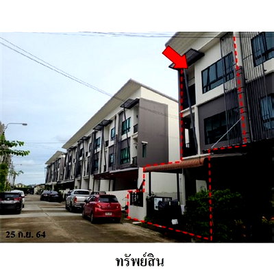 Townhouses for sale Phra Samut Jadee Samut Prakarn : Thailand Townhouse for sale 1 bedroom 27 Square Wa 3400000 Baht.