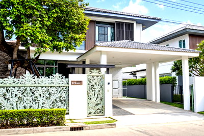 เช่าบ้านเดี่ยว กรุงเทพมหานคร : 🏡✨ ให้เช่าบ้านเดี่ยว 2 ชั้น มัณฑนา วงแหวน–กัลปพฤกษ์ | บ้านหัวมุม ใกล้ Clubhouse