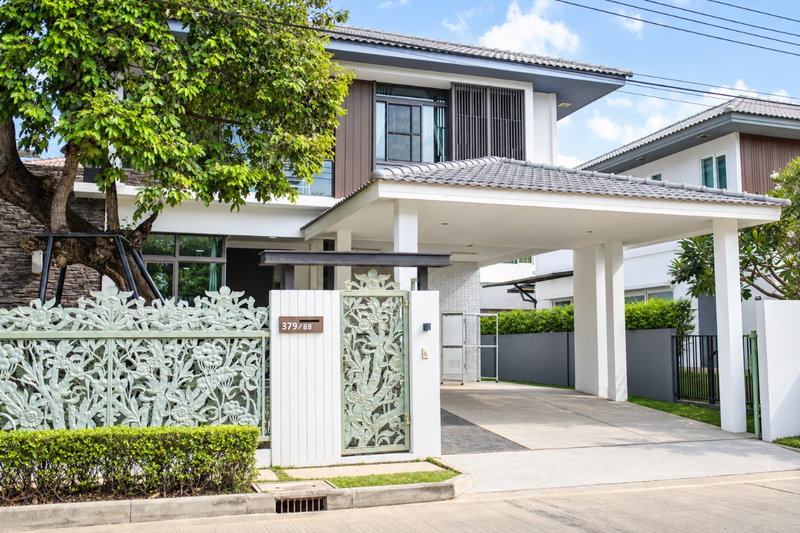 บ้านเดี่ยวให้เช่า : 🏡✨ ให้เช่าบ้านเดี่ยว 2 ชั้น มัณฑนา วงแหวน–กัลปพฤกษ์ | บ้านหัวมุม ใกล้ Clubhouse