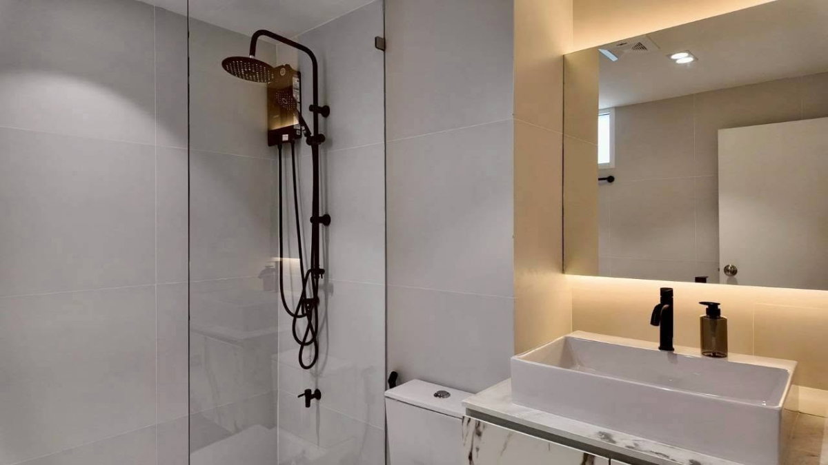 รูป POS ศรีธนา คอนโด 1 (2 ห้องนอน) ห้องหัวมุม รีโนเวทใหม่ เฟอร์นิเจอร์ครบ เดินถึง One Nimman, MAYA และ ม.เชียงใหม่ (โทร/ไลน์ 088-5986998) - รูปที่ 15/18