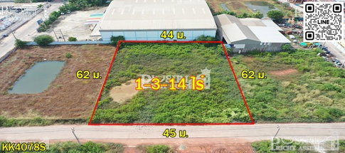 ที่สีชมพูเกือบ 2 ไร่ ขอใบ รง.4 ได้ ถมพร้อมสร้าง ครบ น้ำประปา ไฟฟ้า3เฟส ท่อระบายน้ำ เทรลเลอร์เข้าได้ ใกล้ถนนเลียบคลองสี่วา-เอกชัย - KK4078S