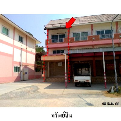 Shophouses for sale Bang Pla Ma Suphanburi : Thailand commercial building for sale 0 Rai 0 Ngan 25 Square Wah 1800000 Baht.