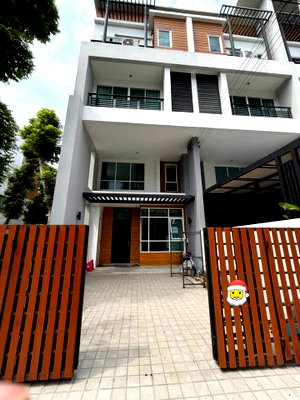 เช่าทาวน์โฮม เขตหลักสี่ : 🏡✨ ให้เช่า ทาวน์โฮม 4 ชั้น The Sereno Townhome by Bonanza – แจ้งวัฒนะ 15 3 ห้องนอน 3 ห้องน้ำ หลังมุม ใจกลางแจ้งวัฒนะ 